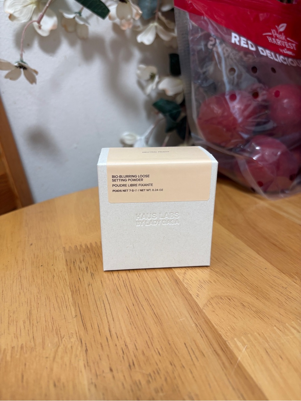 Haus Labs Bio-Blurring Loose Setting Powder NEUTRAL PEACH 0.24 oz, SEALED, BNIB